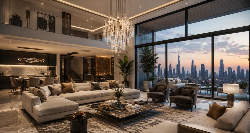 Luxury Penthouse Interior Ideas for Modern Urban Living in Dubai