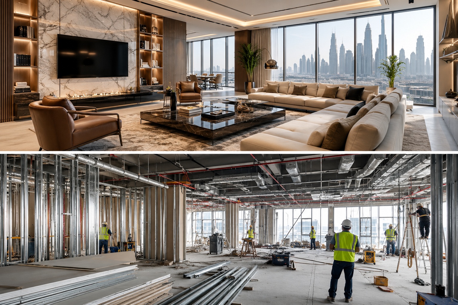 Luxury interior design and fit-out project in Dubai